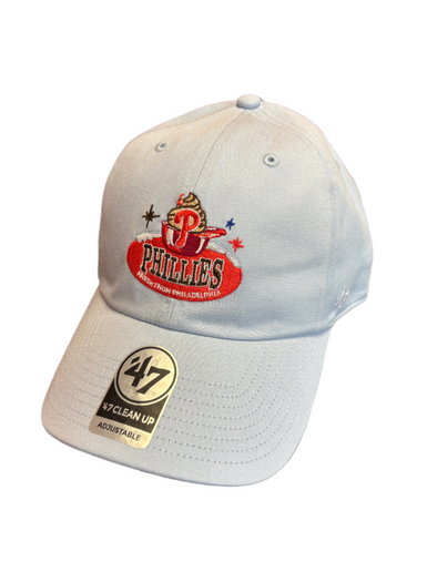 '47 Light Blue "Fresh from Philadelphia" Phillies Ice Cream Parlor Clean Up