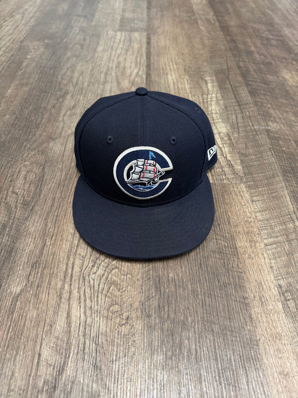 Columbus Clippers Game Worn CJ Kayfus Hat
