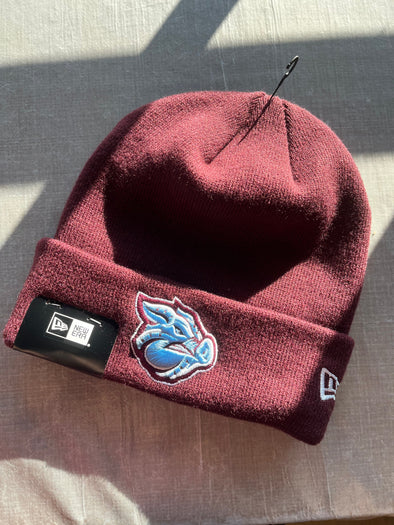 Lehigh Valley IronPigs Maroon New Era Knit Cap