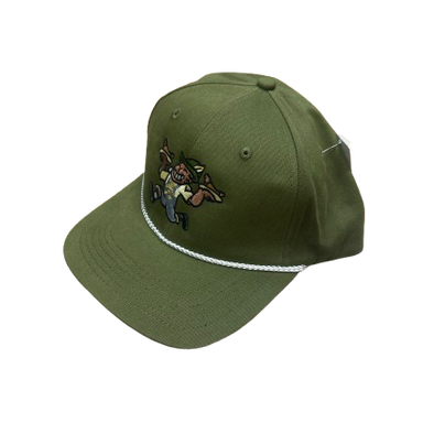 Brats Olive Adjustable Cord Hat