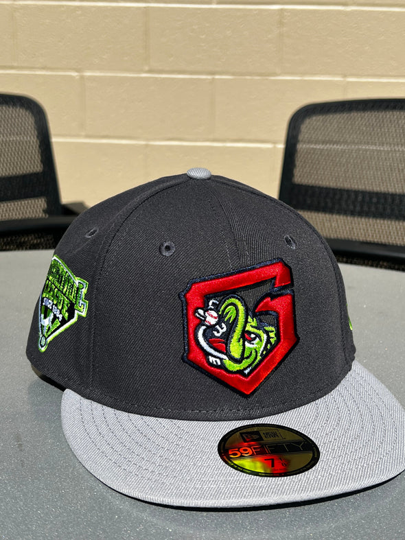 Gwinnett Stripers New Era Grey G 5950 Cap