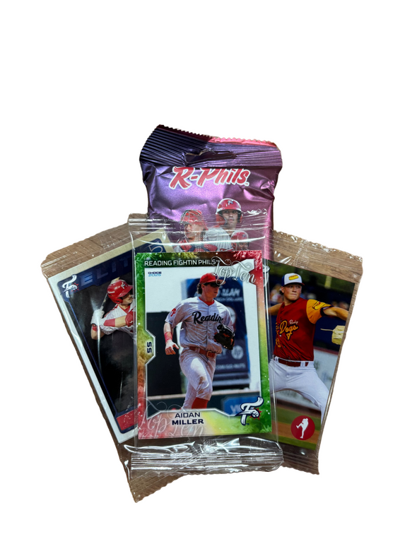 Reading Fightin Phils 4 Card Set Bundle