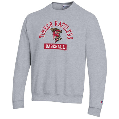 Timber Rattlers Champion Heather Gray Powerblend Crewneck