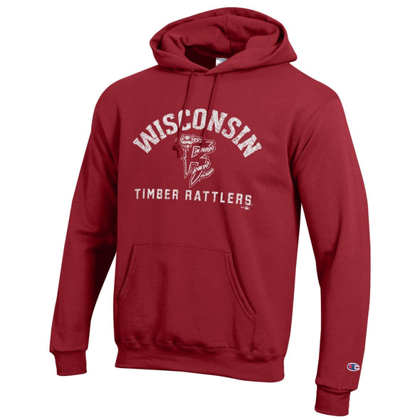 Timber Rattlers Champion Cardinal Powerblend Hood