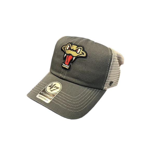 Timber Rattlers ‘47 Brand Charcoal Trawler Clean Up Adjustable Hat