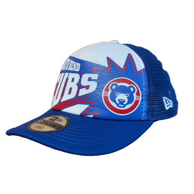 South Bend Cubs New Era Youth Burst Adjustable Trucker Cap