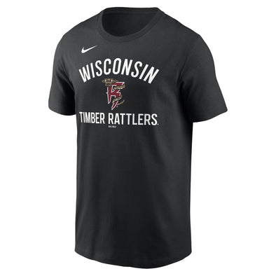 Timber Rattlers Nike Black Legend SS Tee