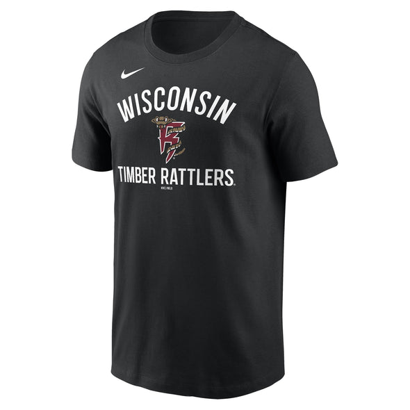 Timber Rattlers Nike Black Legend SS Tee