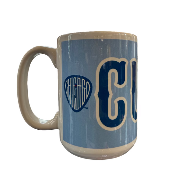 Chicago Cubs Blues Glass Coffee Mug