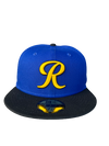 Tacoma Rainiers New Era 59Fifty Royal Yellow R City Cap