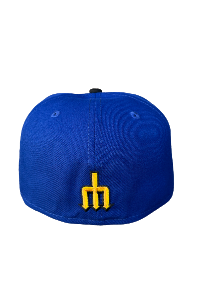 Tacoma Rainiers New Era 59Fifty Royal Yellow R City Cap