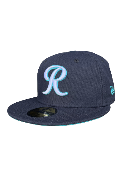 Tacoma Rainiers New Era 59Fifty Navy Teal Cap