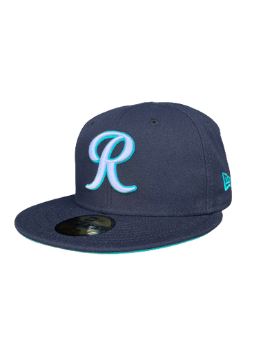 Tacoma Rainiers New Era 59Fifty Navy Teal Cap