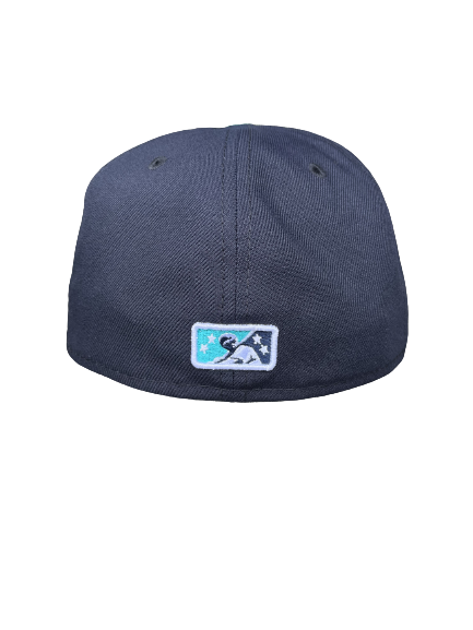 Tacoma Rainiers New Era 59Fifty Navy Teal Cap