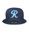 Tacoma Rainiers New Era 59Fifty Navy Teal Cap