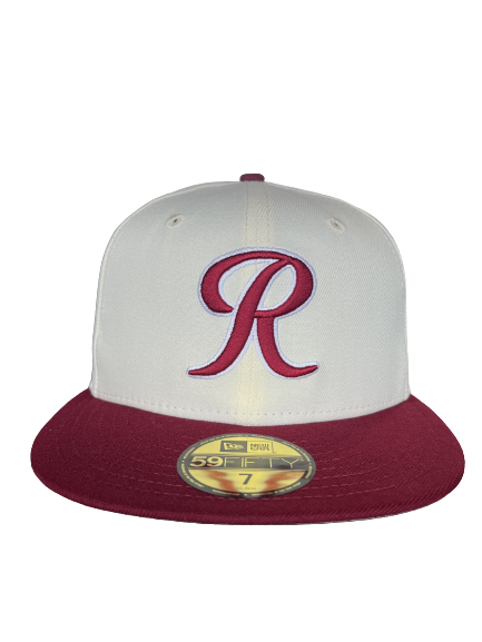 Tacoma Rainiers New Era 59Fifty Crimson Gray R Cap