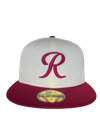 Tacoma Rainiers New Era 59Fifty Crimson Gray R Cap