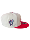 Tacoma Rainiers New Era 9Fifty Chrome Red Slammin' Sam Snapback Cap