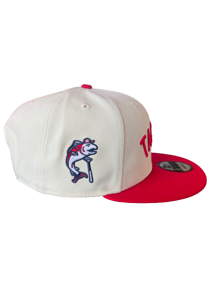 Tacoma Rainiers New Era 9Fifty Chrome Red Slammin' Sam Snapback Cap