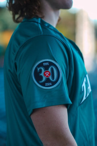 Tacoma Rainiers Authentic Throwback Teal Tacoma Jersey