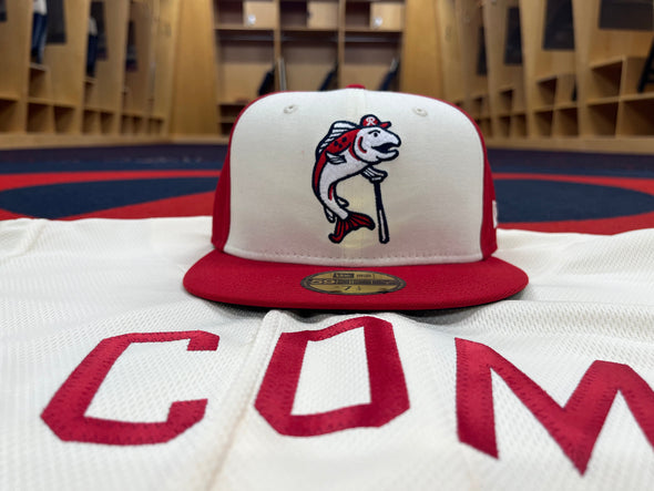 Tacoma Rainiers New Era 59Fifty Official Alternate Salmon Cap