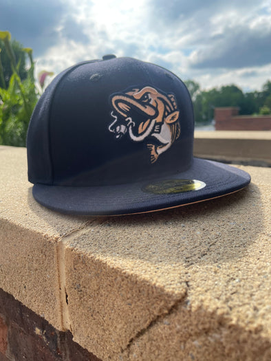 Gwinnett Stripers New Era Navy Peach 5950 Cap
