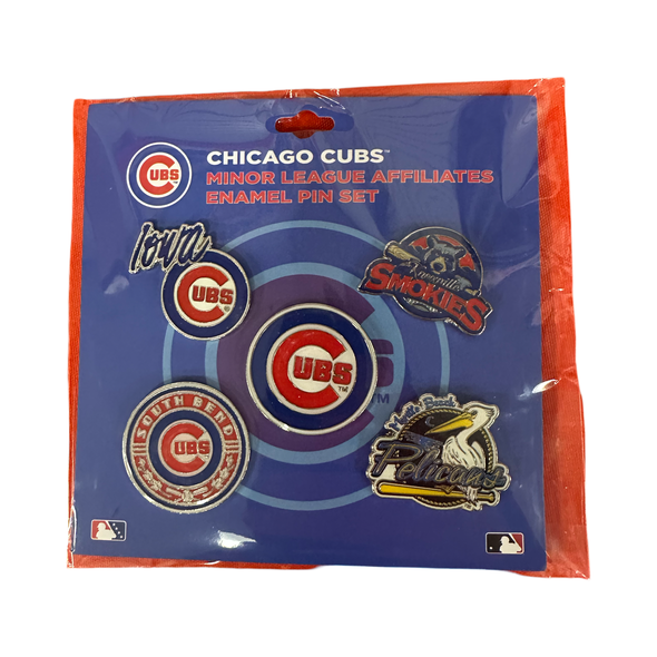 Cubs Affiliate Pin Set