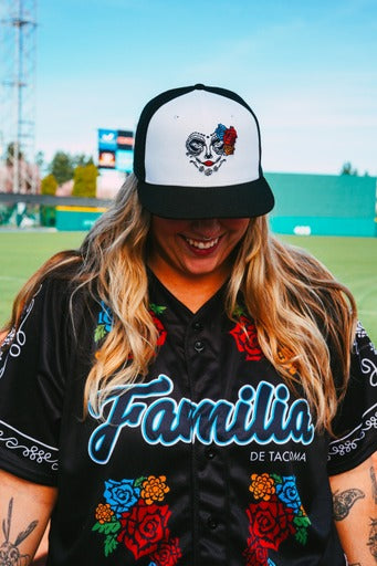 Tacoma Rainiers New Era 59Fifty Copa La Familia 2024 Black Cap