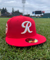 Tacoma Rainiers New Era 59Fifty Red Gold R Cap