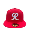 Tacoma Rainiers New Era 59Fifty Red Gold R Cap