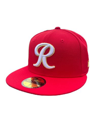 Tacoma Rainiers New Era 59Fifty Red Gold R Cap