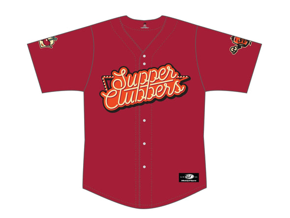 Wisconsin Supper Clubbers Maroon Replica Jersey