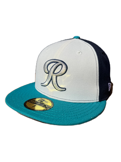 Tacoma Rainiers New Era 59Fifty Chrome Northwest Green Cap