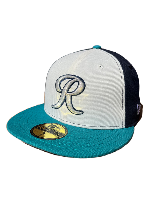 Tacoma Rainiers New Era 59Fifty Chrome Northwest Green Cap