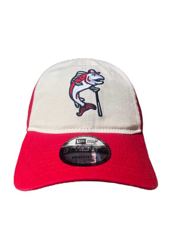 Tacoma Rainiers New Era 9Twenty Red Cream Slammin' Sam Adjustable Cap