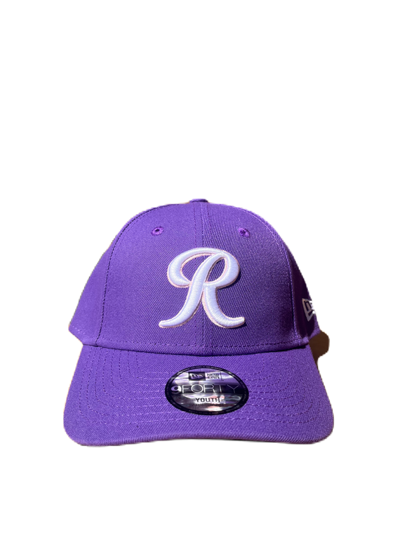 Tacoma Rainiers New Era Kids 9Forty Purple R Cap