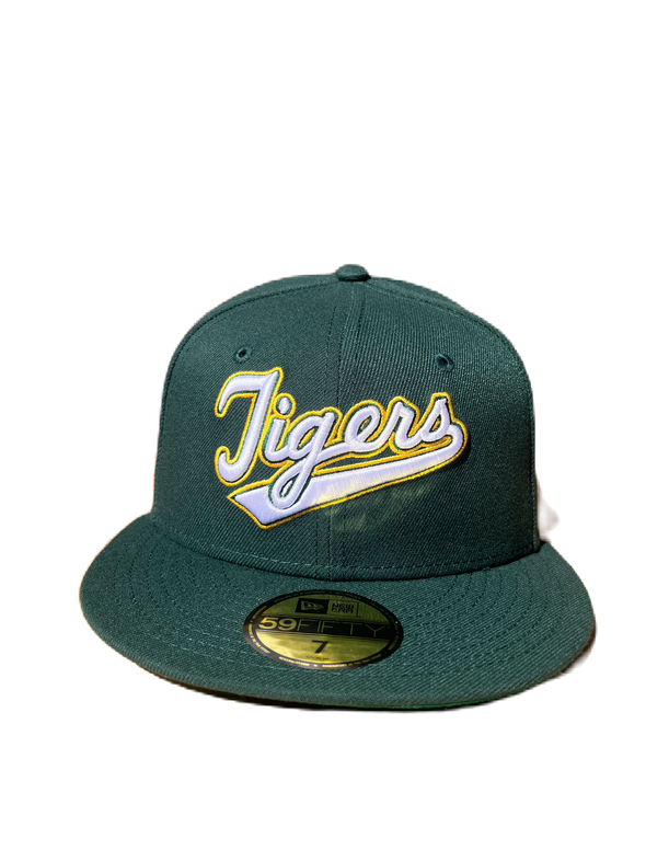 Tacoma Rainiers New Era 59Fifty Green Tacoma Tigers Script Cap