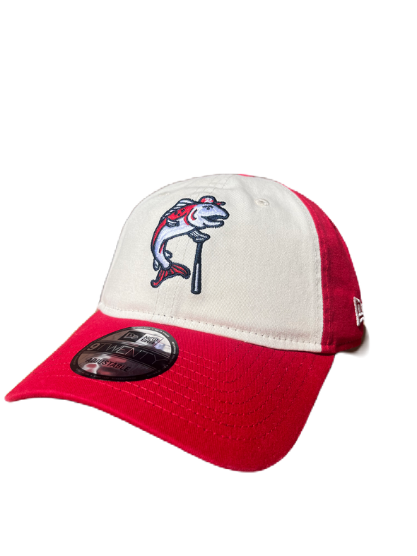 Tacoma Rainiers New Era 9Twenty Red Cream Slammin' Sam Adjustable Cap