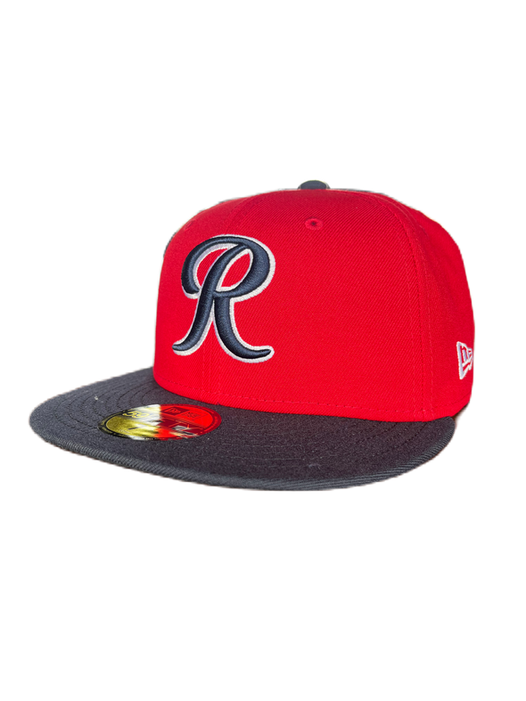 Tacoma Rainiers New Era 59Fifty Red Navy Cheney Patch Cap