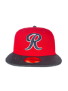 Tacoma Rainiers New Era 59Fifty Red Navy Cheney Patch Cap