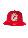 Tacoma Rainiers New Era 59Fifty Red White Trucker Cap