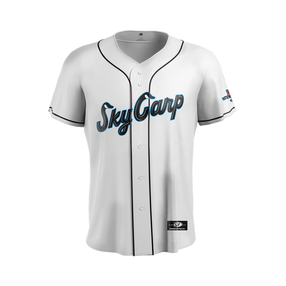 Beloit Sky Carp White Home Replica Jersey