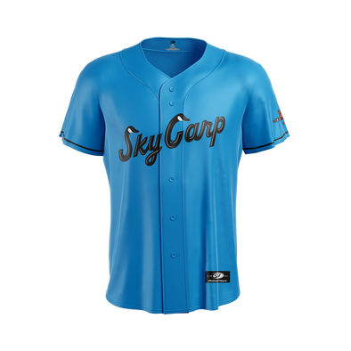 Beloit Sky Carp Blue Home Replica Jersey