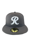 Tacoma Rainiers New Era 59Fifty Graphite White R Cap