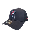 Tacoma Rainiers New Era 9Forty A-Frame Trucker Navy Slammin' Sam Adjustable Cap