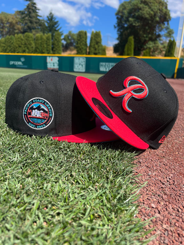 Tacoma Rainiers New Era 9Fifty Black Lava R Snapback