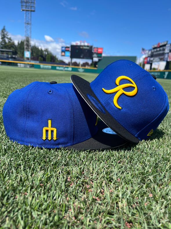 Tacoma Rainiers New Era 9Fifty Royal Yellow R Snapback