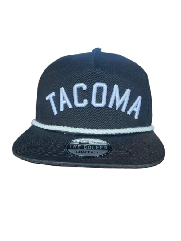 Tacoma Rainiers New Era Black Golfer Snapback