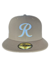 Tacoma Rainiers New Era 59Fifty Khaki White R Cap