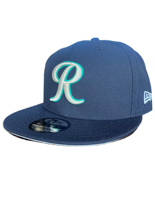 Tacoma Rainiers New Era 9Fifty Navy Silver R Snapback